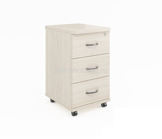 Тумба выкатная с 3 ящиками 400х450х710 "Форум"